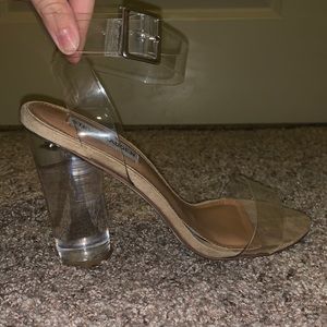Steve Madden Clearer Clear heels